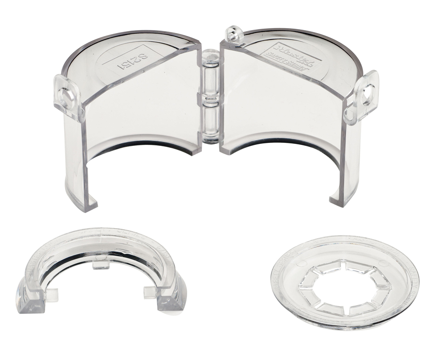 Bloqueo para setas de emergéncia y botones giratorios autoadhesivo