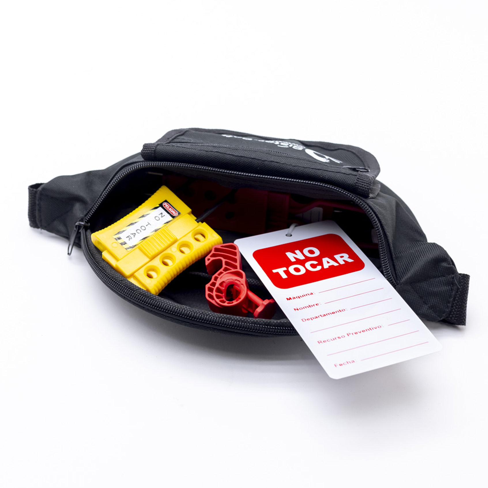 Riñonera para guardar elementos pequeños de Lockout Tagout (LOTOTO)