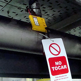 Aplicacion en bloqueo de llave de paso