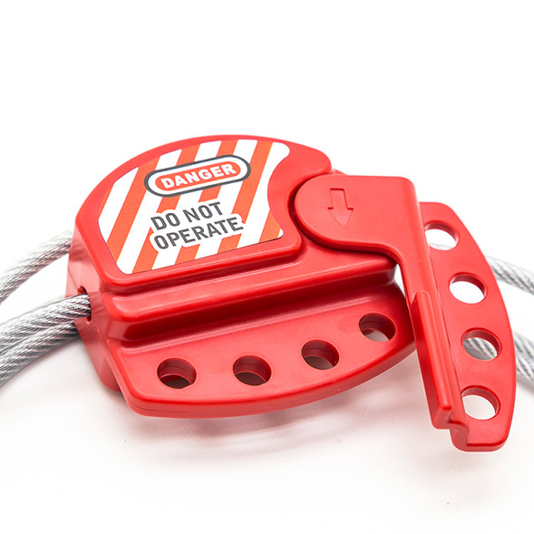 CabLocks - Bloqueo de Válvulas y Disyuntores mediante un cable de acero y un bloqueador de Xenoy