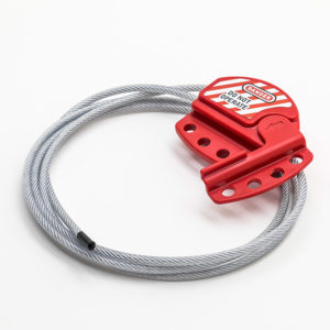 CabLocks - Bloqueo de Válvulas y Disyuntores mediante un cable de acero y un bloqueador de Xenoy