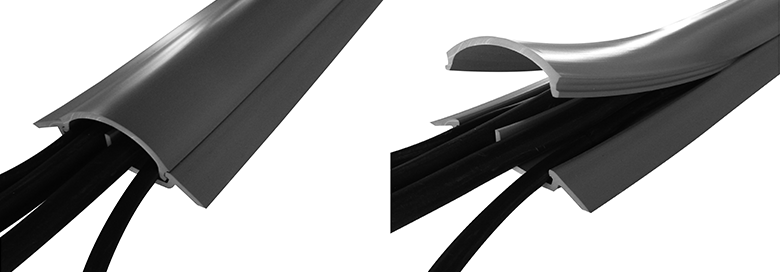 Esquema del modelo Top 10-2 - Pasacables peatonal flexible y de gran capacidad