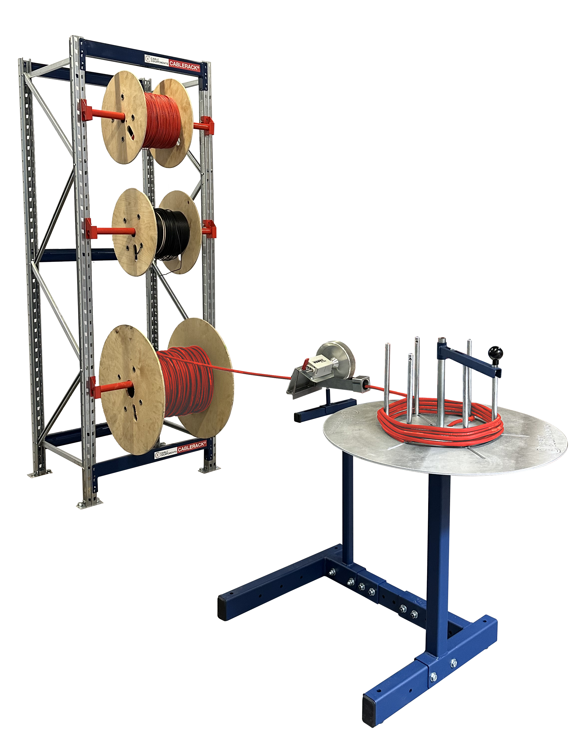 spiro-h1-desbobinador-bobinador-de-pie-cable-rack-leger