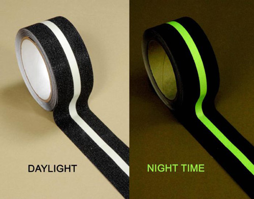 Sister-Grip negro con línea Fotoluminiscente central