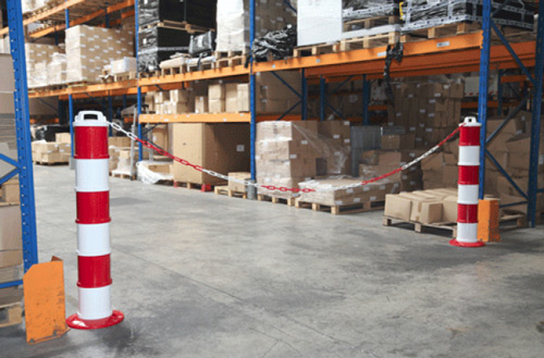 Kit-dos-balizas-rojo-blanco