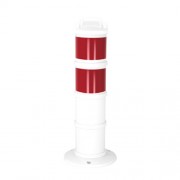 baliza-reflectante-blanca-2bandas-rojas