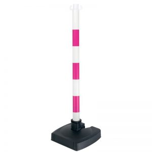 poste-pvc-plegable-blanco-rosa