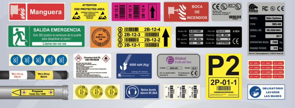 etiquetas impresas sms 430