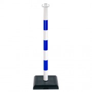 Poste-PVC-base-3kg-azul-blanco