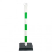 Poste-PVC-base-3kg-verde-blanco