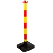 Poste plegable Amarillo Rojo