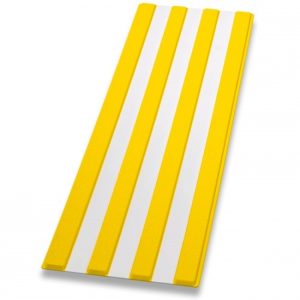 Guía de encaminamiento amarillo/blanco