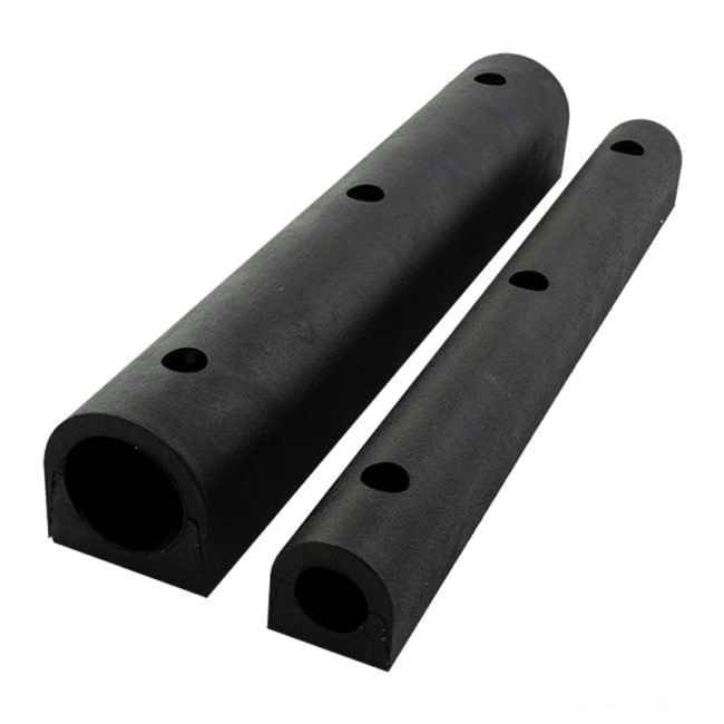 Topes de protección semicirculares para muelles de carga